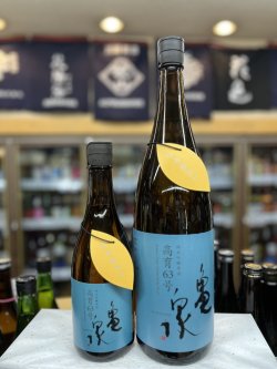 画像1: 亀泉　純米吟醸 ひやおろし　風鳴子（高育６３号）